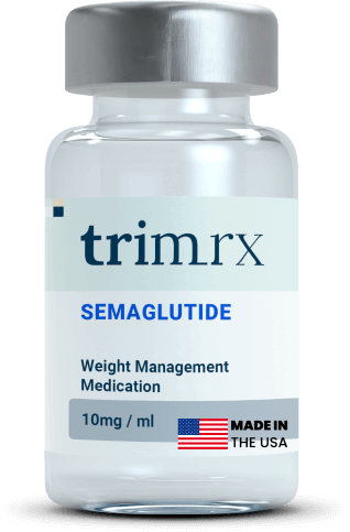 TrimRX semaglutide medication bottle